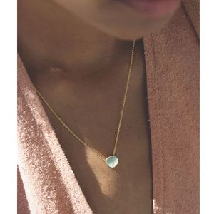 Laura Lombardi brass circle necklace